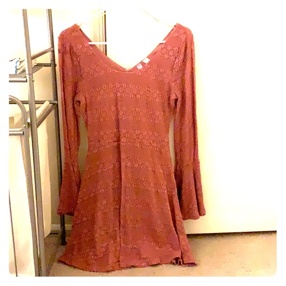 Alya -department store. Deep blush colored dress
